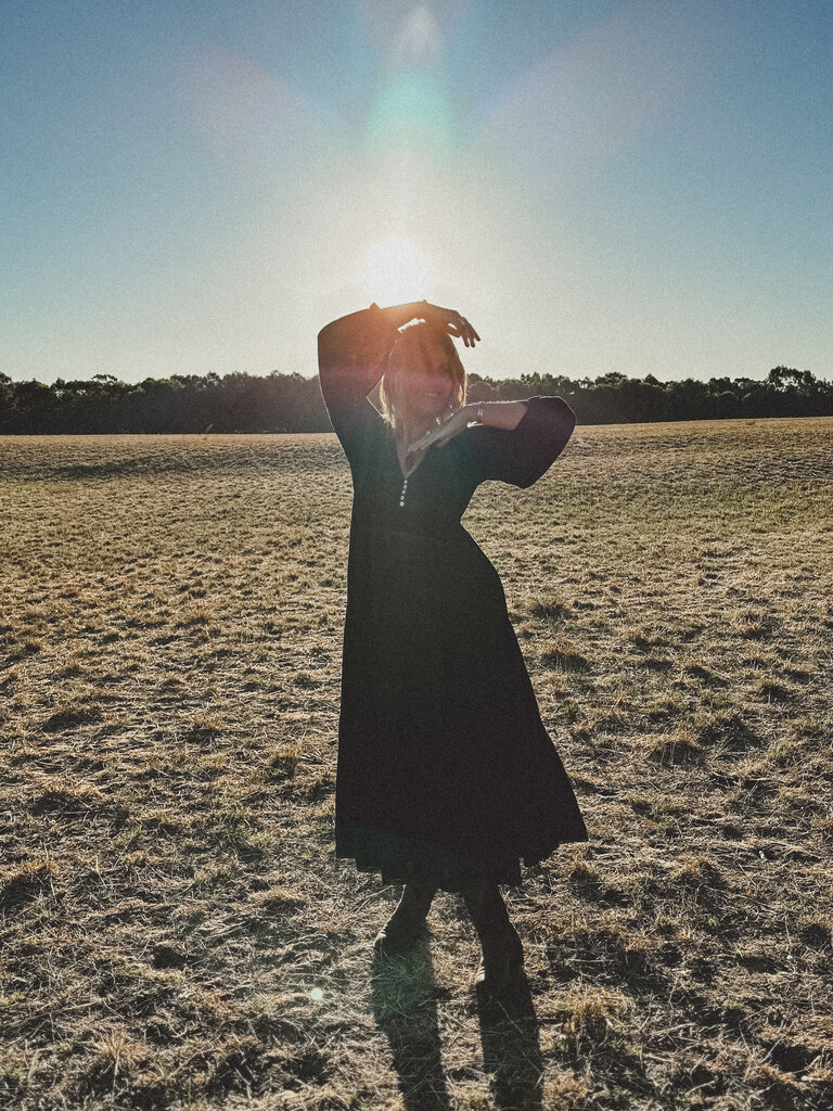 Moon Flower The Label GRACE BLACK MAXI