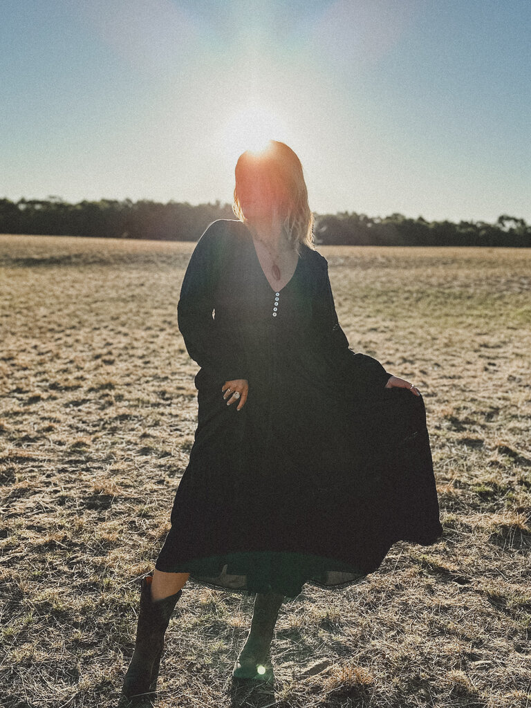 Moon Flower The Label GRACE BLACK MAXI