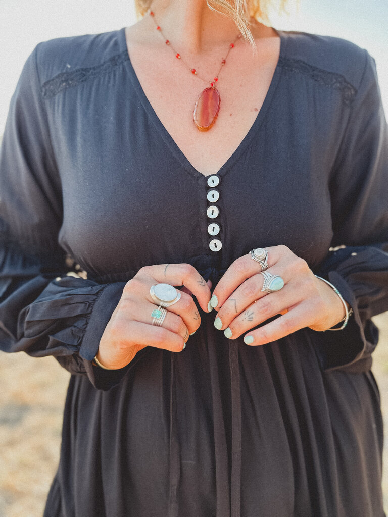 Moon Flower The Label GRACE BLACK MAXI