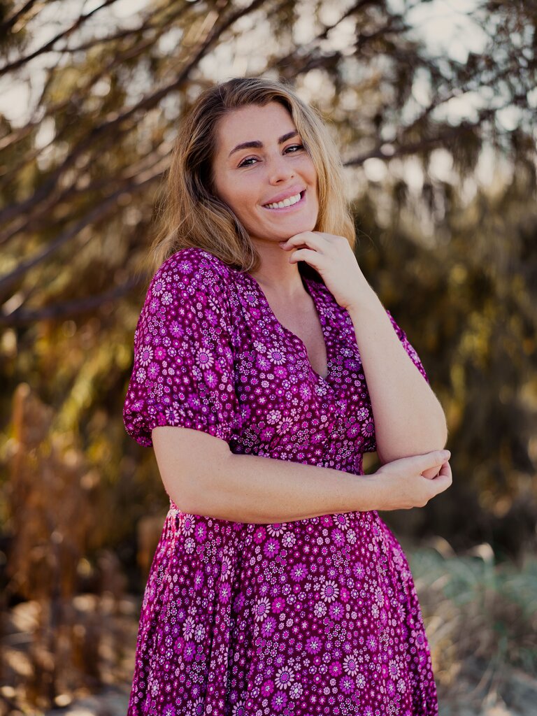 Honey & Stone Co VERA MAXI BOYSENBERRY