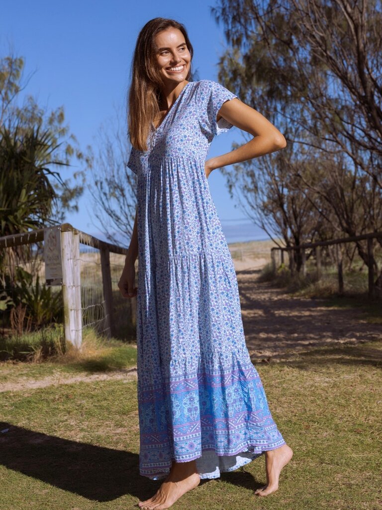 Honey & Stone Co WANDERLUST AZURE MAXI