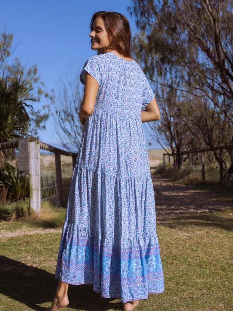 Honey & Stone Co WANDERLUST AZURE MAXI