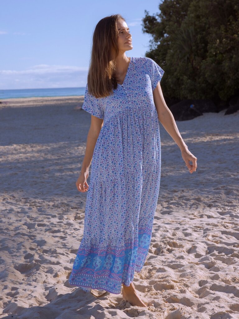 Honey & Stone Co WANDERLUST AZURE MAXI