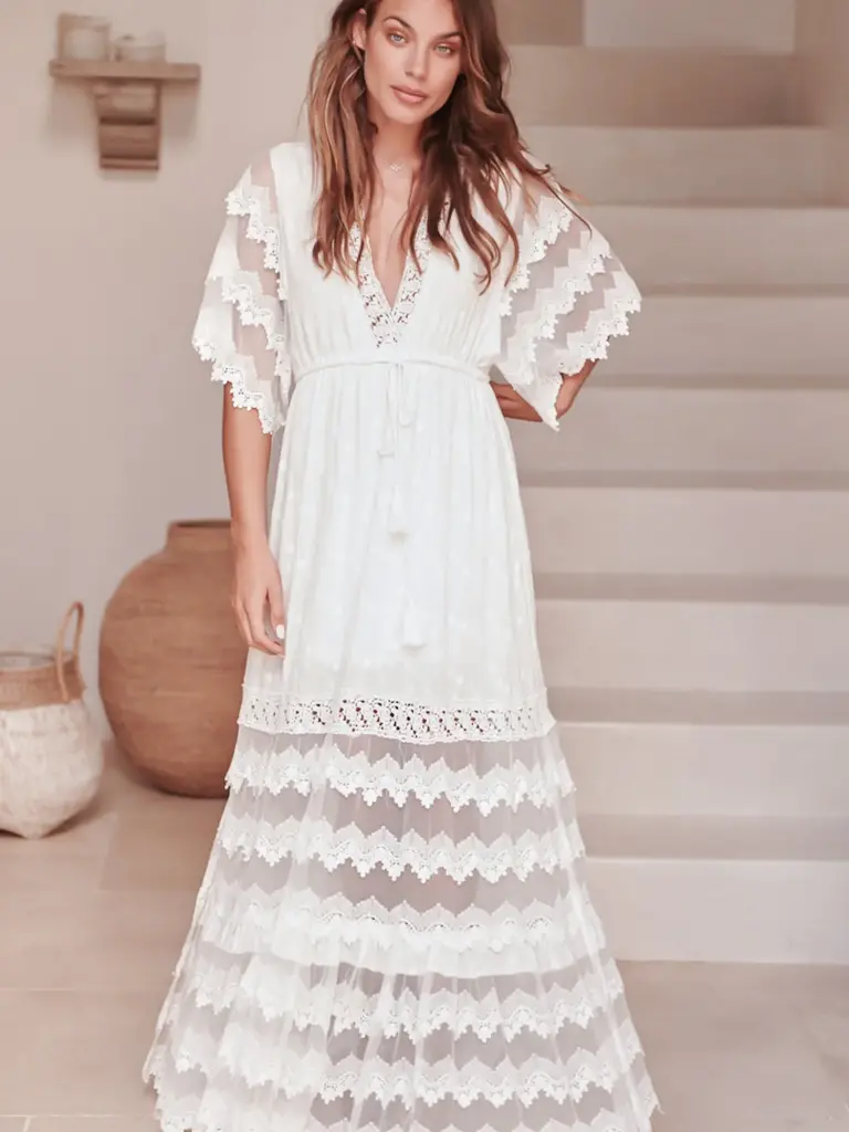 Jaase BUNGALOW  WHITE MAXI