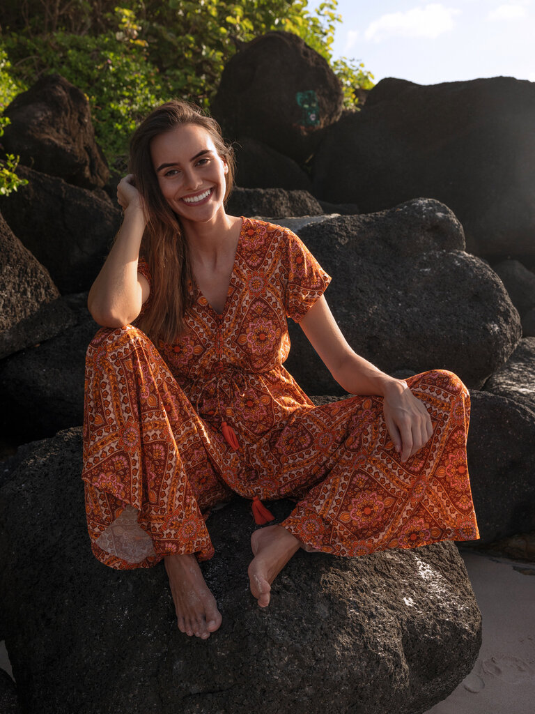 Honey & Stone Co CELINE FOLKSONG JUMPSUIT