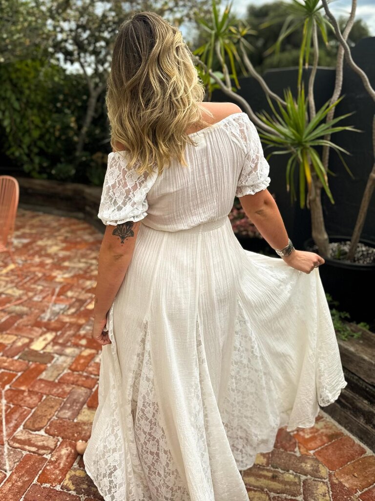 Moon Flower The Label STEVIE NICKS VINTAGE CREAM MAXI