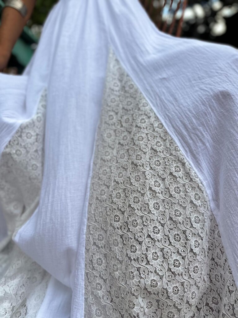 Moon Flower The Label STEVIE NICKS WHITE MAXI