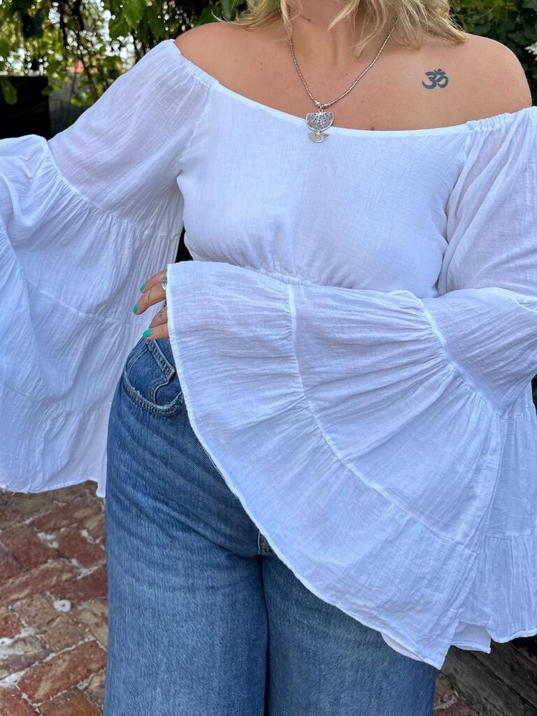 GIA WHITECROP TOP