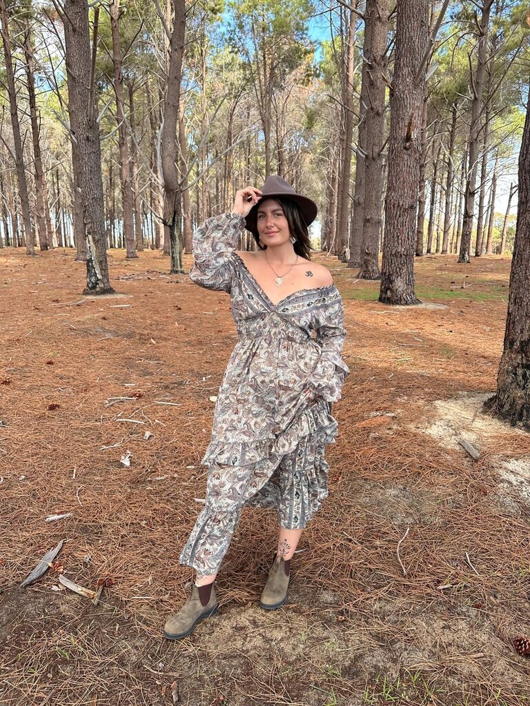 Cienna BOHO KEMALA OFF SHOULDER MAXI