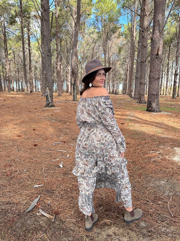 Cienna BOHO KEMALA OFF SHOULDER MAXI