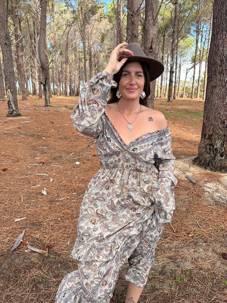 Cienna BOHO KEMALA OFF SHOULDER MAXI