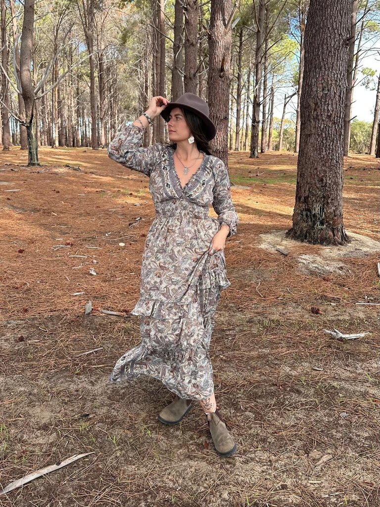 Cienna BOHO KEMALA OFF SHOULDER MAXI