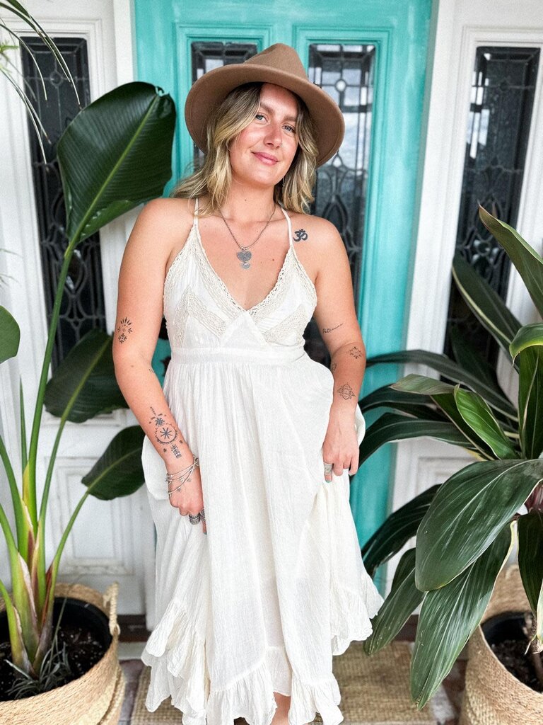 Moon Flower The Label BELLE VINTAGE CREAM MAXI
