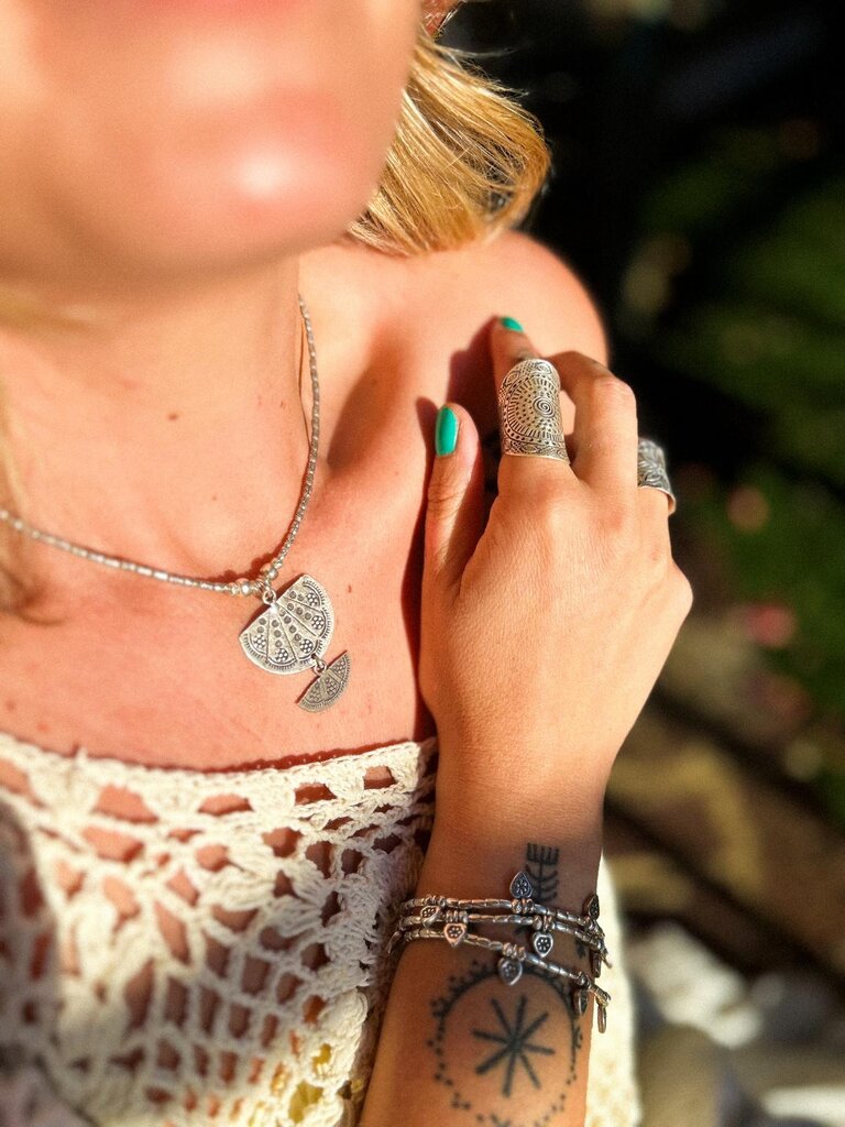 Moon Flower The Label MOON FLOWER NECKLACE
