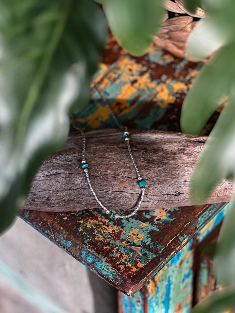 Moon Flower The Label  TURQUOISE DREAMS WRAP NECKLACE