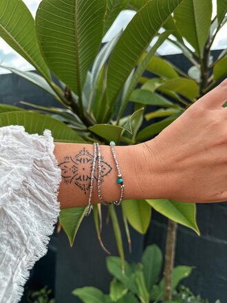 Moon Flower The Label TURQUOISE DREAMS WRAP NECKLACE Moon Flower The Label TURQUOISE DREAMS WRAP NECKLACE