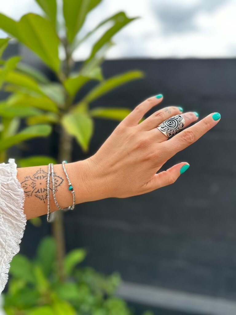 Moon Flower The Label  TURQUOISE DREAMS WRAP NECKLACE