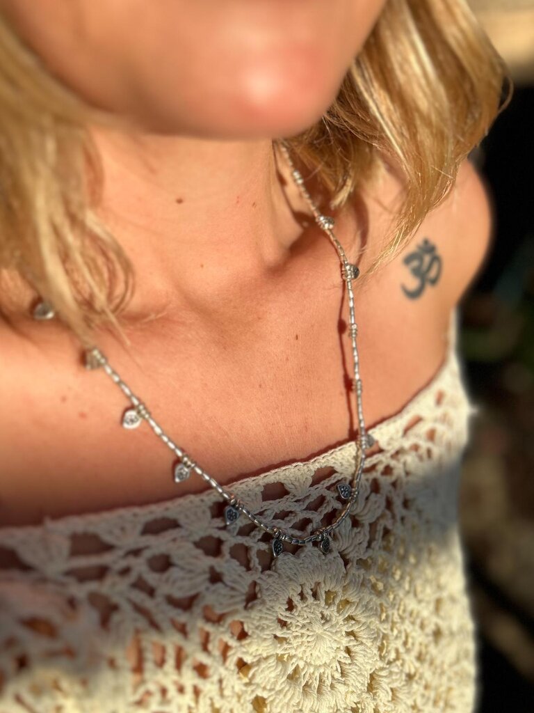 Moon Flower The Label LOVE CHILD WRAP NECKLACE