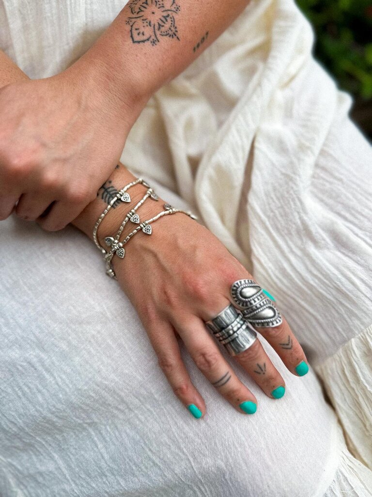 Moon Flower The Label LOVE CHILD WRAP NECKLACE