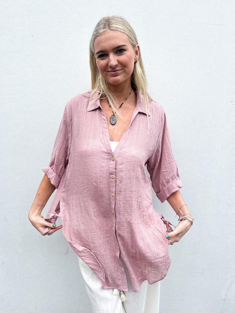 PENNY DUSKY PINK SHIRT