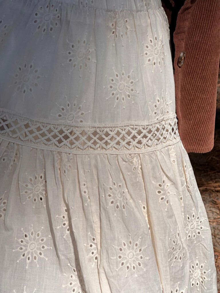 Naked Gypsy NADIA VINTAGE CREAM MIDI