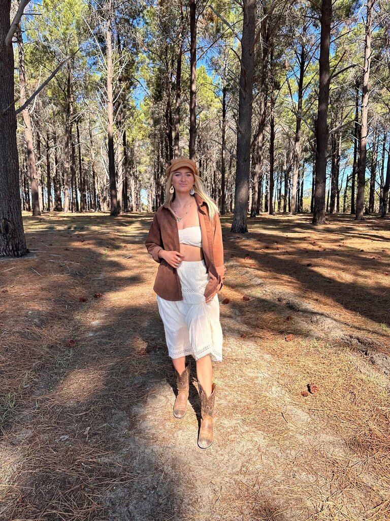 Naked Gypsy NADIA VINTAGE CREAM MIDI