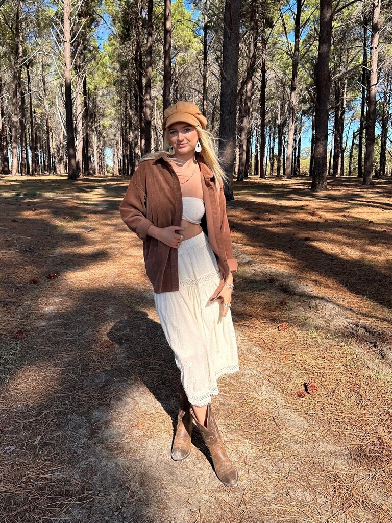 Naked Gypsy NADIA VINTAGE CREAM MIDI