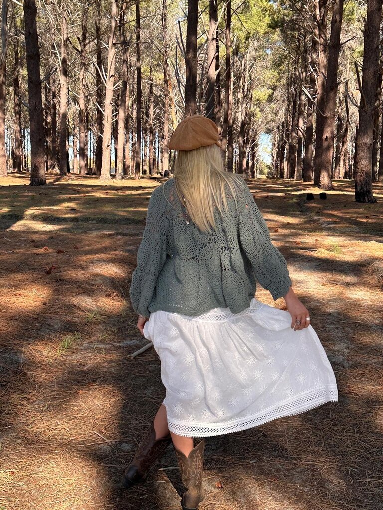 Naked Gypsy NADIA WHITE MIDI