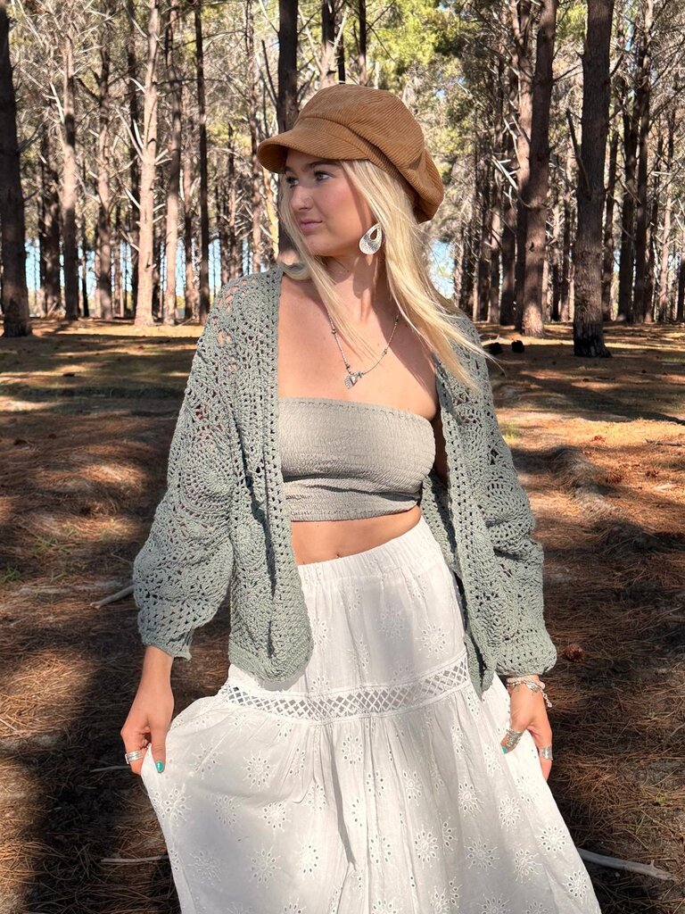Naked Gypsy NADIA WHITE MIDI