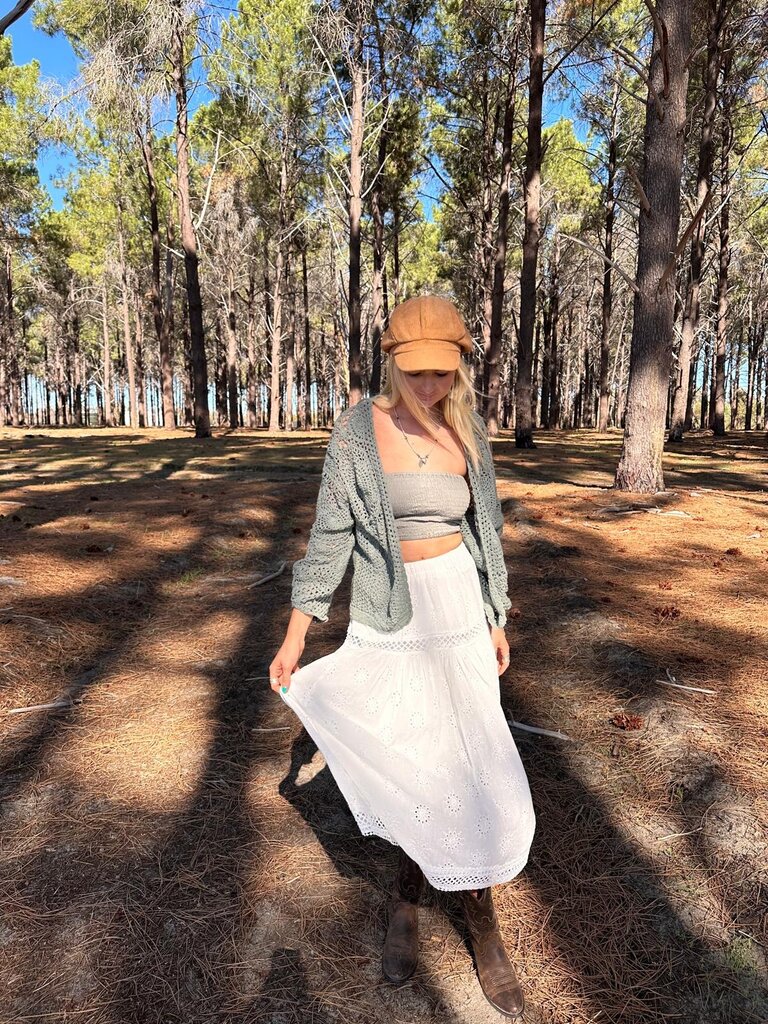 Naked Gypsy NADIA WHITE MIDI