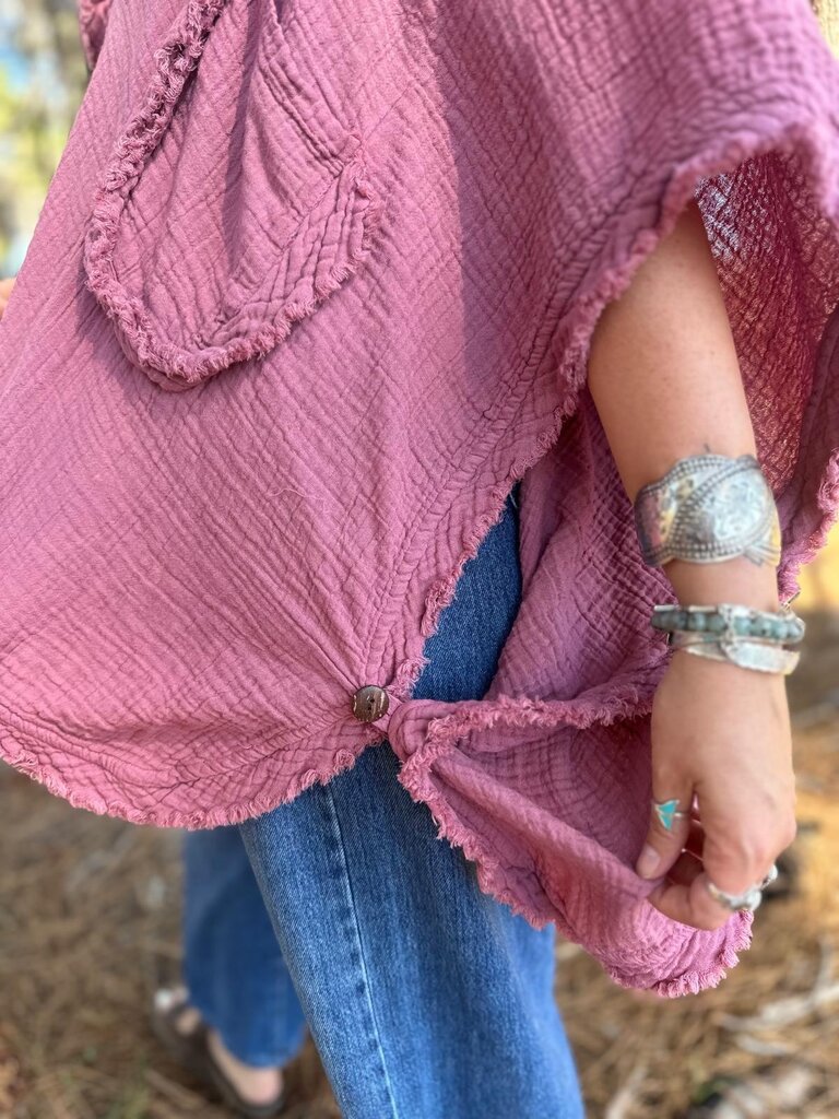 Moon Flower The Label JESS TEA ROSE CARDIGAN