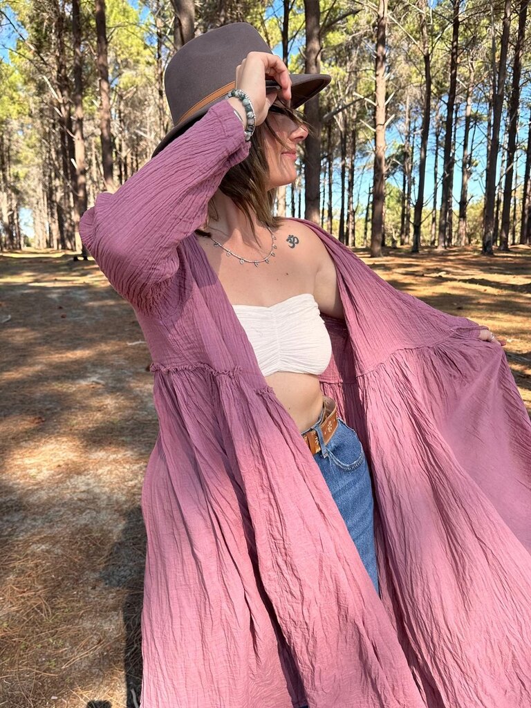 Moon Flower The Label EVIE  TEA ROSE WRAP