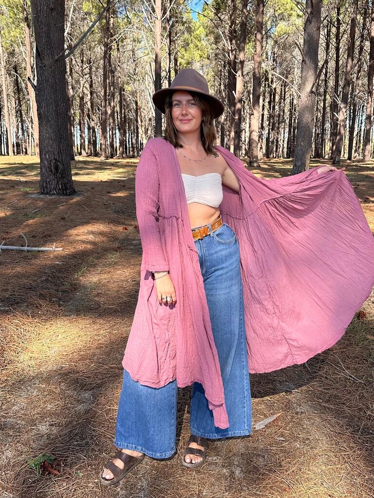 Moon Flower The Label EVIE  TEA ROSE WRAP