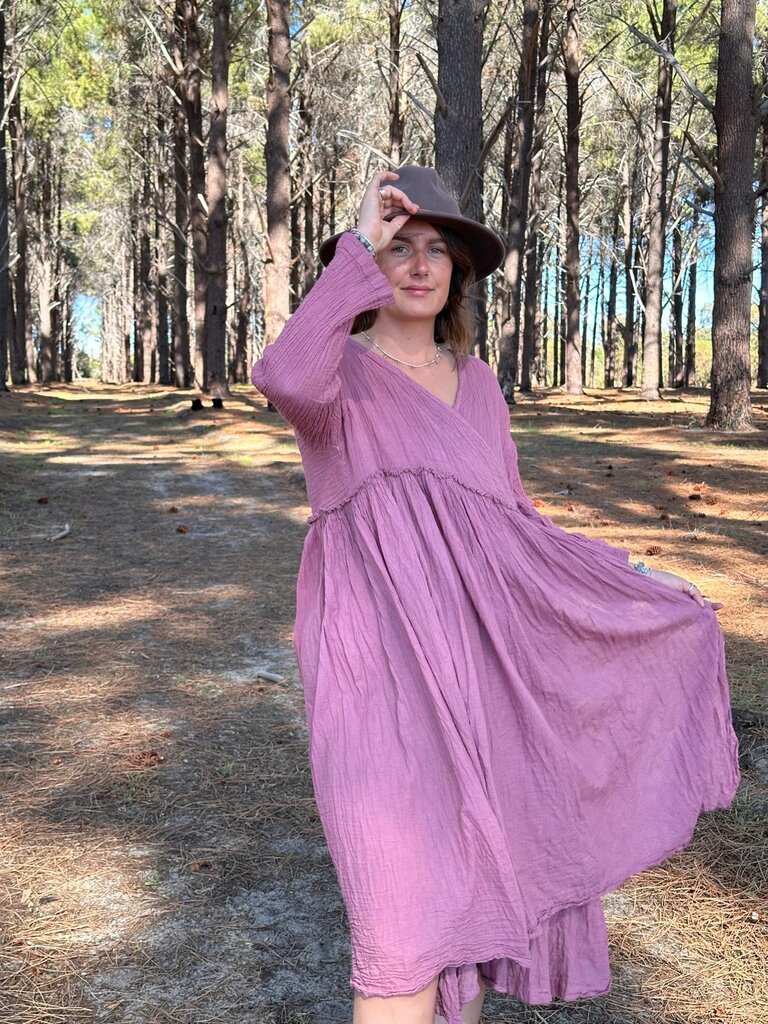 Moon Flower The Label EVIE  TEA ROSE WRAP
