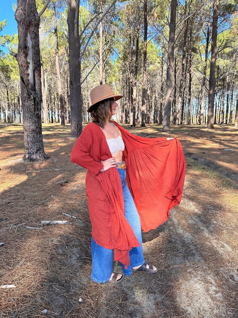 Moon Flower The Label EVIE TERRACOTTA WRAP