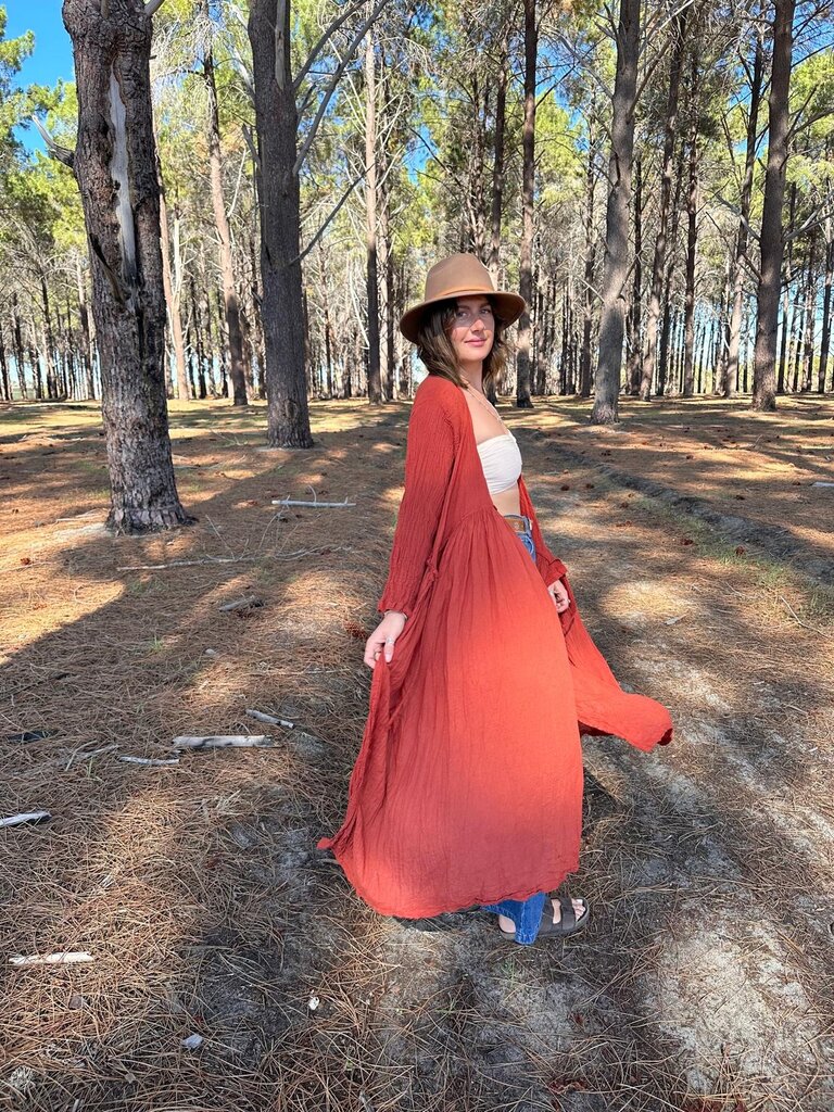 Moon Flower The Label EVIE TERRACOTTA WRAP
