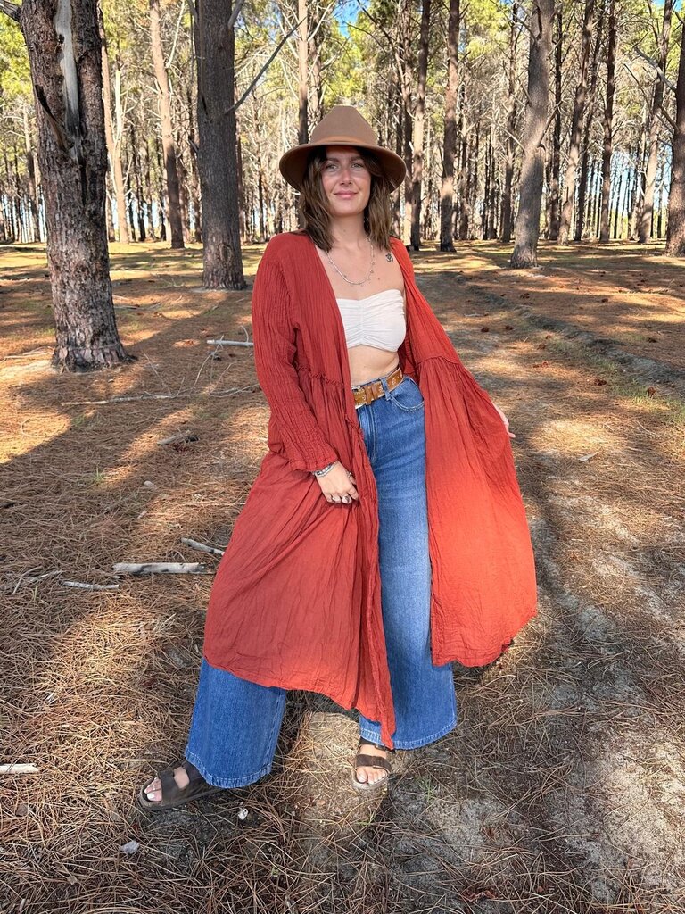 Moon Flower The Label EVIE TERRACOTTA WRAP