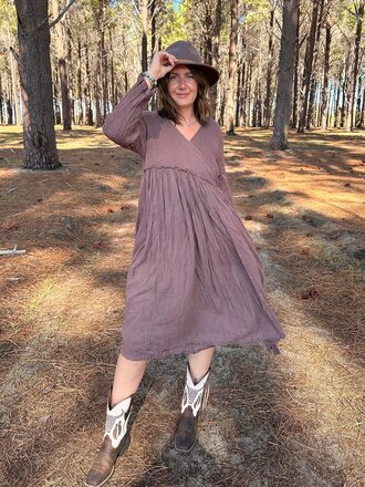 Moon Flower The Label EVIE CHOCOLATE WRAP Moon Flower The Label EVIE CHOCOLATE WRAP