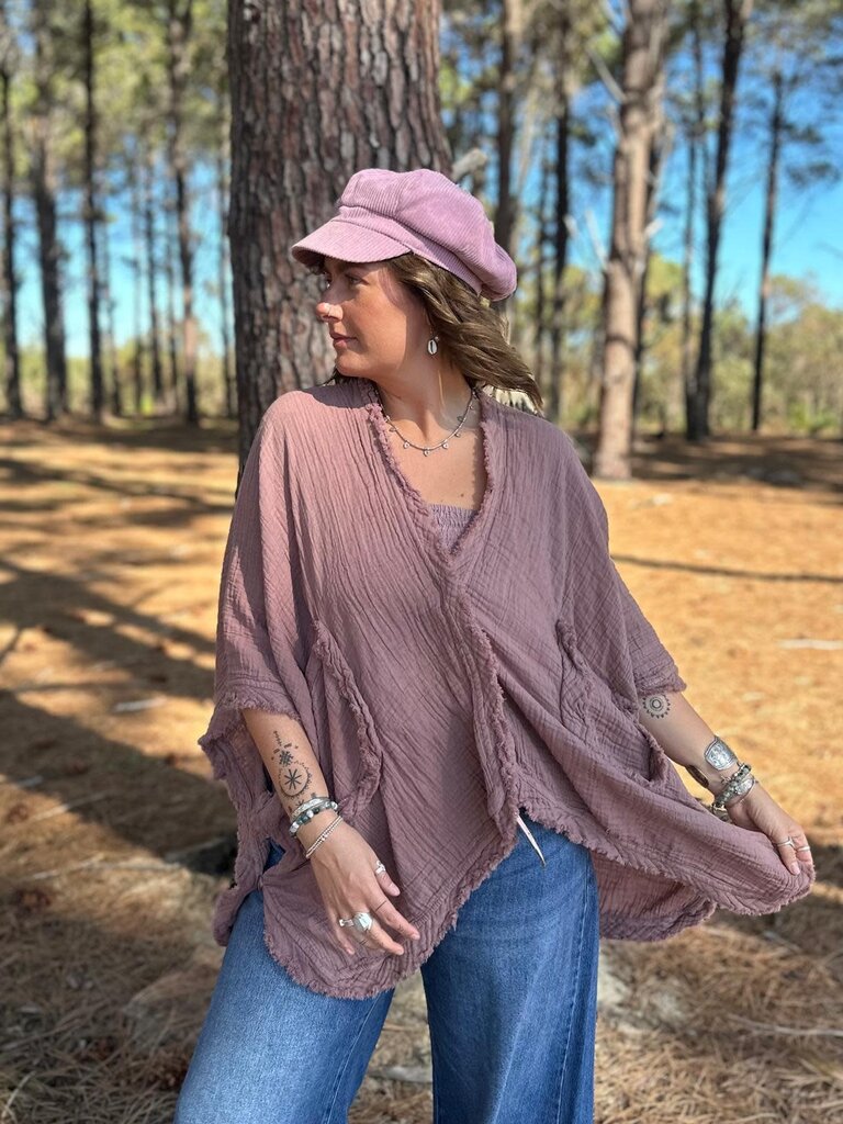 Moon Flower The Label JESS MOCHA CARDIGAN