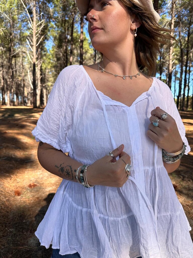 Moon Flower The Label EDEN WHITE TOP