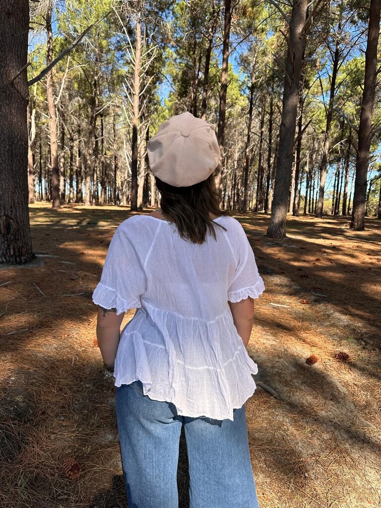 Moon Flower The Label EDEN WHITE TOP