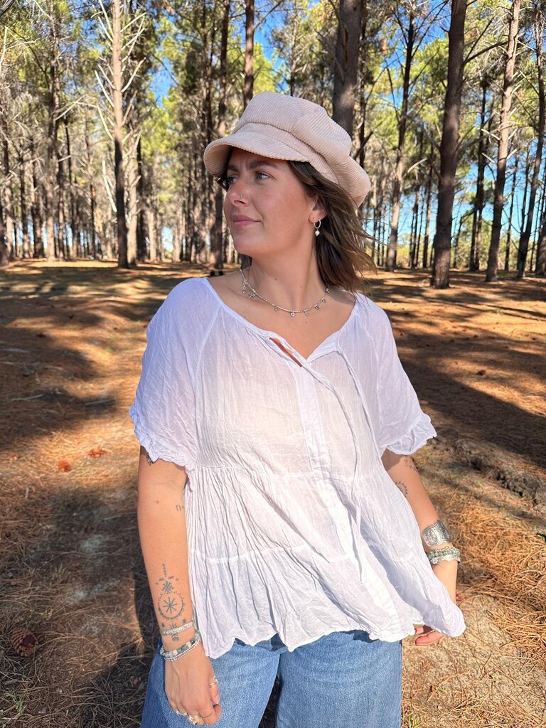 Moon Flower The Label EDEN WHITE TOP