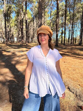 Moon Flower The Label EMMA WHITE TOP Moon Flower The Label EMMA WHITE TOP