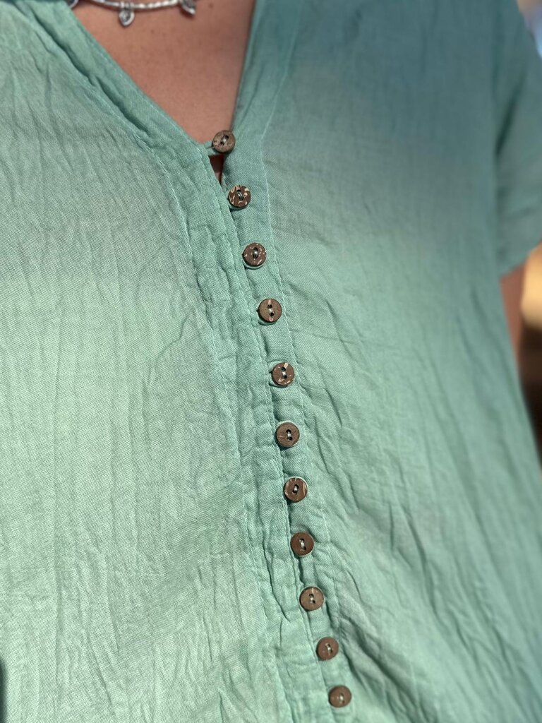 Moon Flower The Label EMMA SAGE GREEN TOP