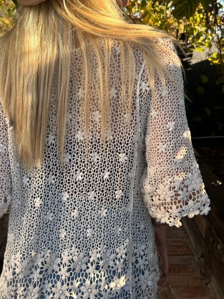 Naked Gypsy  MILLY VINTAGE CREAM CARDIGAN