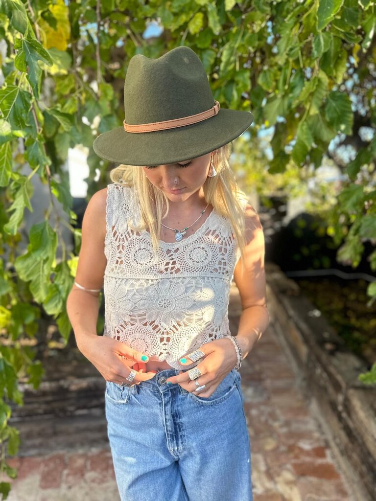 Naked Gypsy SIA VINTAGE CREAM TOP