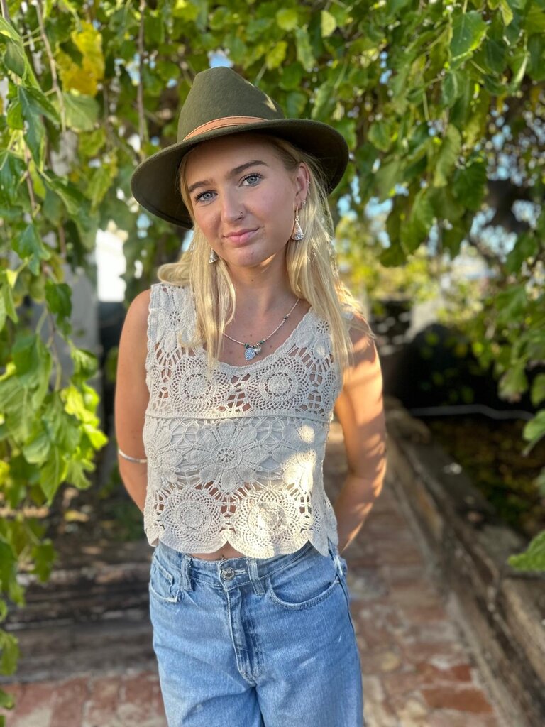 Naked Gypsy SIA VINTAGE CREAM TOP