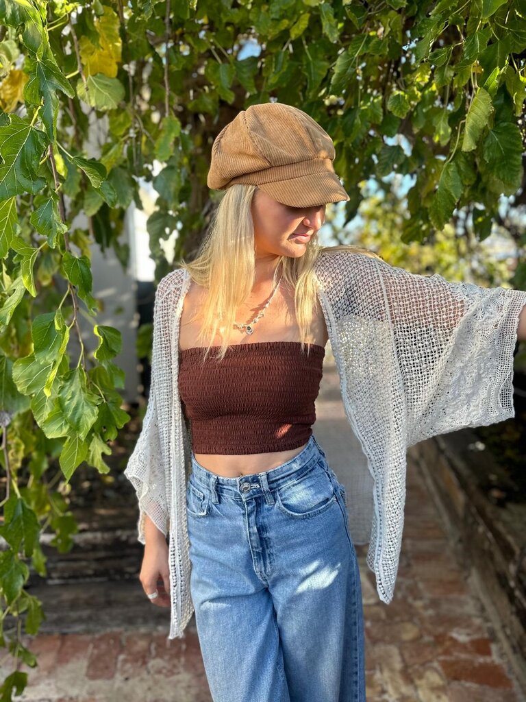 Naked Gypsy ADELE VINTAGE CREAM CARDIGAN