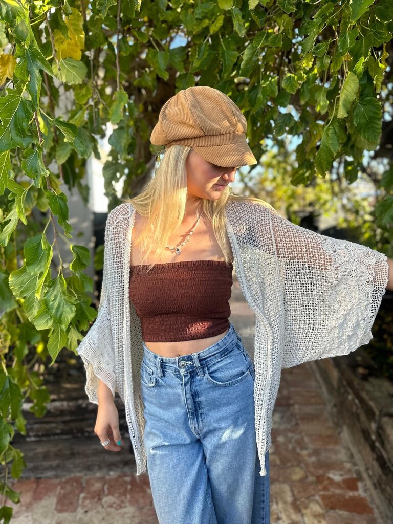 Naked Gypsy ADELE VINTAGE CREAM CARDIGAN