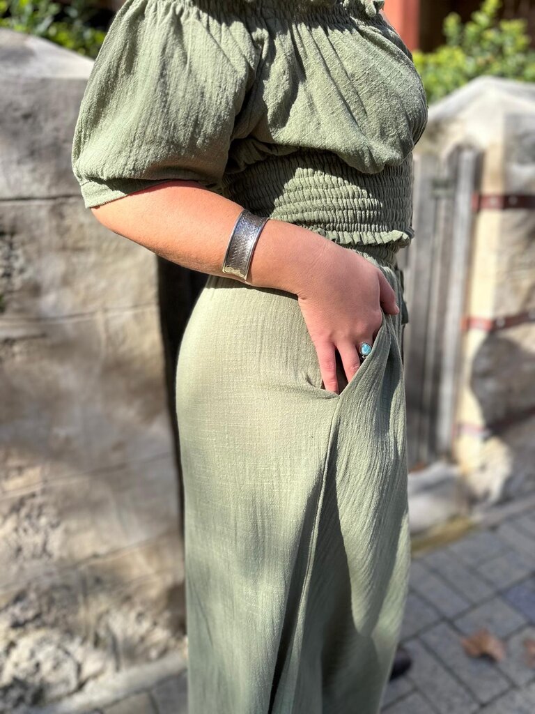 Moon Flower The Label ADA SAGE PANTS